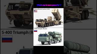 Patriot vs S-400: Which is the World's Best Air Defense System? 🚀🛡️ #usa #military