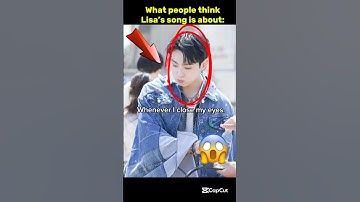 Lisa and JK ❌ This is about Lisa ✅  #blackpink #bts #lisa #jungkook #alterego #dream