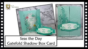 How to create a Gatefold Shadow Box Card