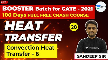 Convection Heat Transfer - 6 | Heat Transfer | Lec - 28 | GATE ME 2021 Crash Course