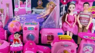 13 Minutes of Barbie Princess Bedroom Unboxing 💖 | Disney Toys ASMR for Relaxing &amp; Satisfying Sounds