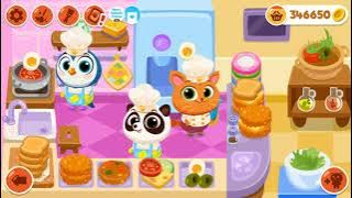 koki pinguin dan panda sama bubbu senang medapakan resepnya dari pelanggan yang suka makanannya