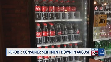 Report: Consumer sentiment down in August