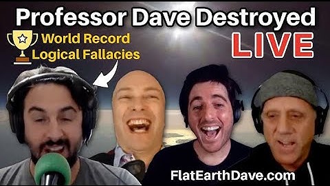 Professor Dave Humiliates Flat Earther David Weiss (DITRH Debunked Live)