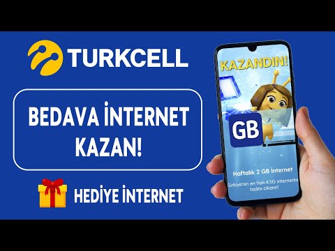 TURKCELL BEDAVA İNTERNET KAZANMA 2024! Bedava 7 GB İnternet Kazan - Hediye İnternet