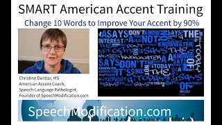 Change 10 Words, Improve Your Accent 90% Part 1:  How to Pronounce The