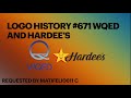 Logo history 671 wqed and hardees