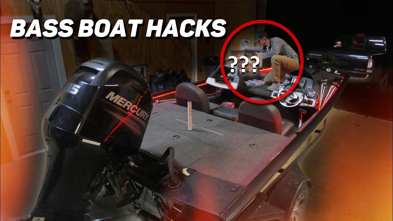 Bass Boat MODS! (MUST SEE - Easy, Cheap, DIY) - YouTube
