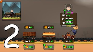 TrainClicker Idle Evolution‏ Gameplay Walkthrough Part 2 (Android,IOS)