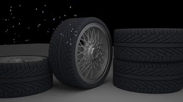 3ds Max - modelling tire tread tutorial