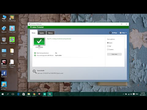Cách cập nhật phần mềm diệt virus Windows Defender