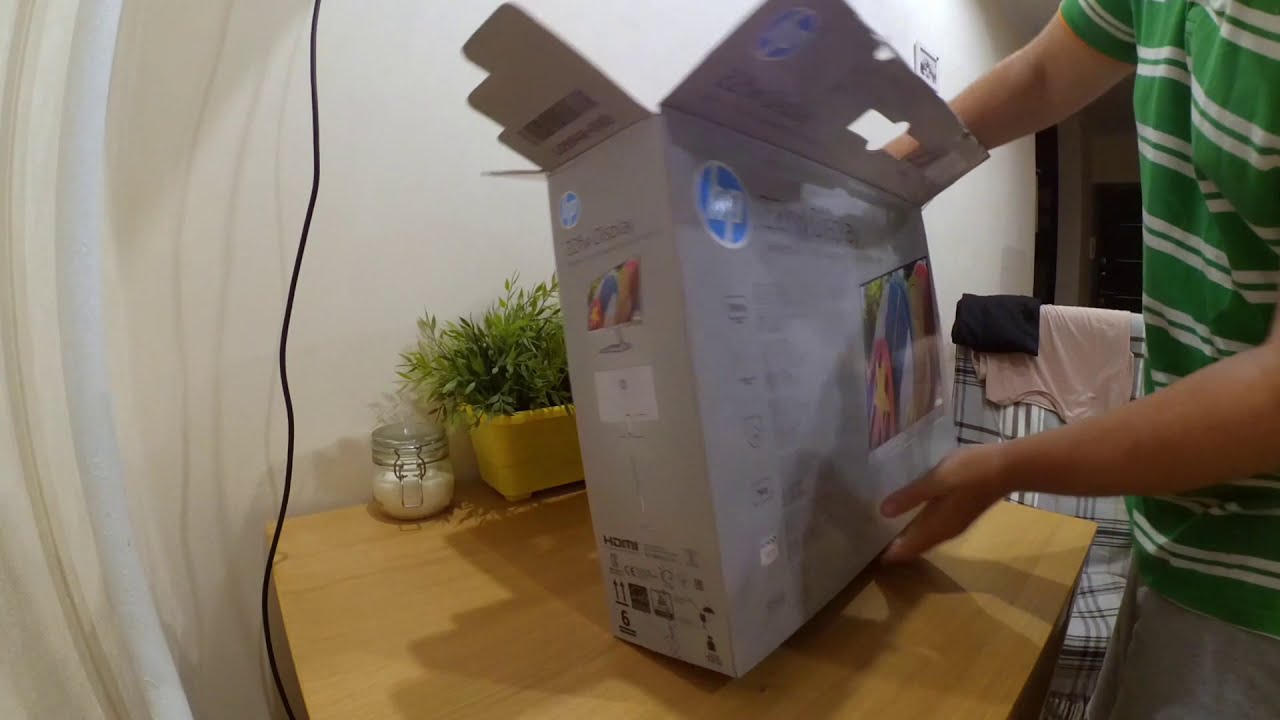 Монитор HP 22fw Часть 1. Распаковка и комплектация