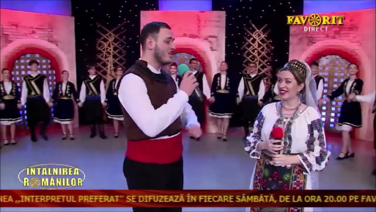 Andreea Feraru si Ionu Aramitu   Dobrogean si Dobrogeana   duet geampara