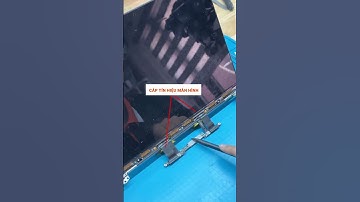 Cách xử lí khi màn hình Macbook xuất hiện sọc. Thay cáp tín hiệu Macbook Pro M1/M2 13.3inch.