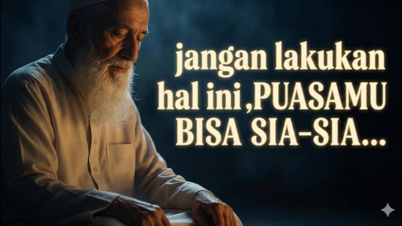 PUASAMU BISA SIA-SIA! 5 Kesalahan Batin di Bulan Ramadan | INSPIRATIF JALALUDIN RUMI