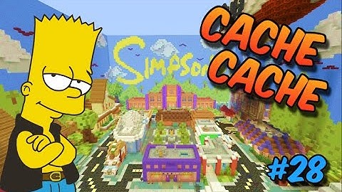 CACHE CACHE SUR MINECRAFT ! MAP SIMPSONS ! EPISODE 28 !