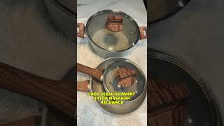 KUALI NON STICK TERBAIK | Calzanetto Granite Non-Stick Cookware Set 3/5pcs High Quality Pot &amp; Pan