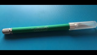 Soft Grip Hobby Knife, Excel Blades K18 with Safety Cap, American Made Light Duty Craft Knife Review screenshot 4