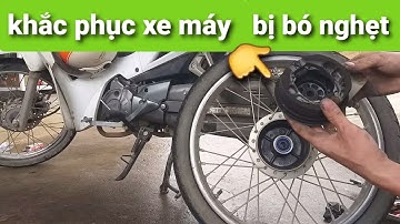 hướng dẫn cách khắc phục phanh xe máy bị bó nghẹt
