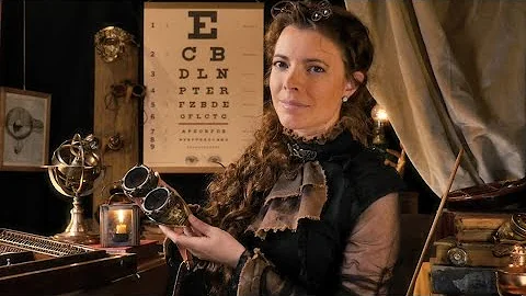 The Steampunk Optometrist | Lens Test & Goggles Fitting | ASMR Roleplay (eye exam, soft spoken)