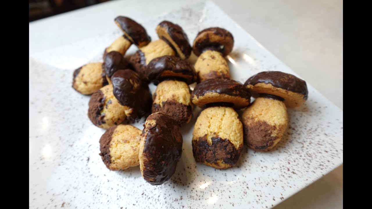 FUNGHETTI DI PASTA FROLLA#asmr