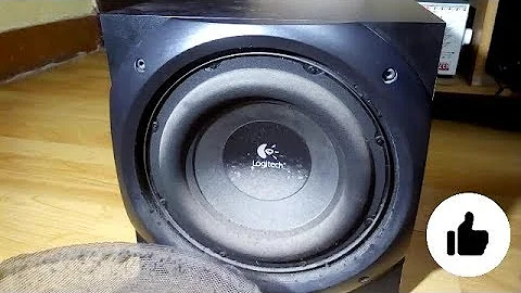 How to remove Logitech Z-5500 subwoofer grill