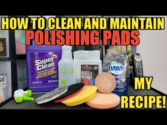 Best Way to Clean Polishing Pads - Works Every Time! 