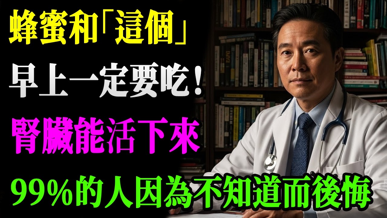每天1勺蜂蜜，肾脏年轻10年？｜首尔大学震惊发现” | 肾脏健康 | 中老年养生 | 夜尿克星 | 健康秘诀