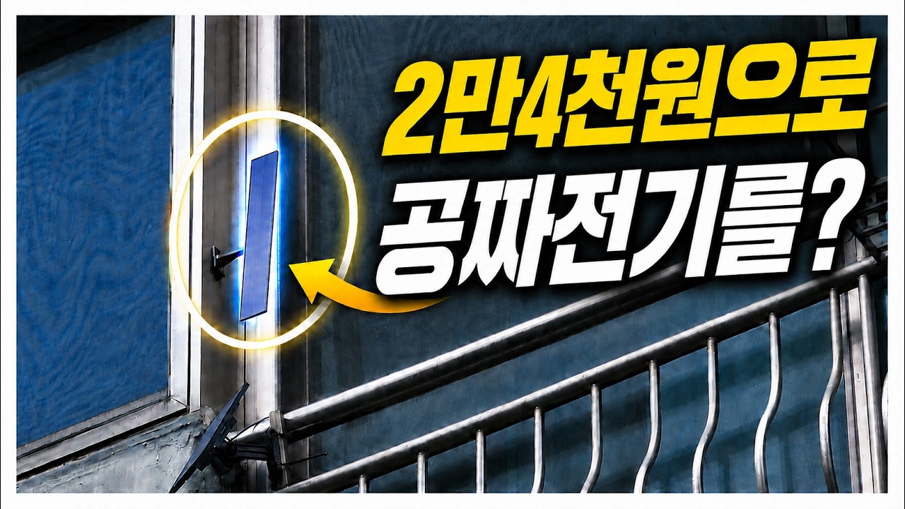 공짜전기 풀세트? 2만4천원 태양광 조명 직접 설치해봤습니다