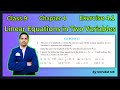 Class 9 Chapter 4 | linear Equations in Two Variables | Ex 4.1 | Maths | NCERT | By Shivam Sir
