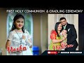 First holy communion  neola  cradling ceremony of nickson by  roshan mogarnad