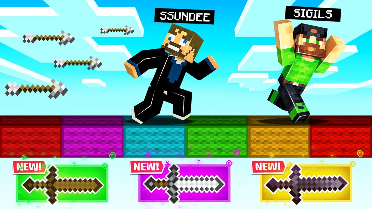 PUSH the LINE Loot Battle in Minecraft