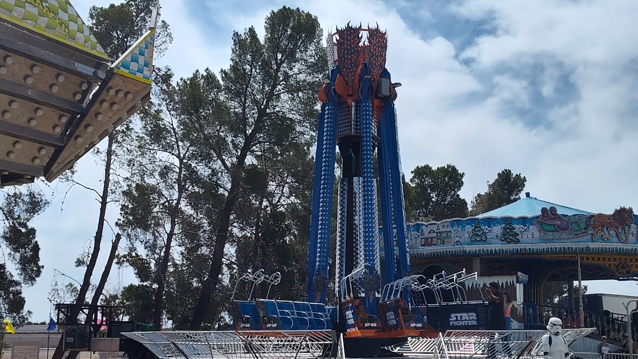 Star Fighter (Downdraft) On Ride POV SBC Fair Helm And Sons Amusements ...