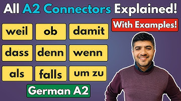 All A2 Connectors Explained | Important for German A2 Exam