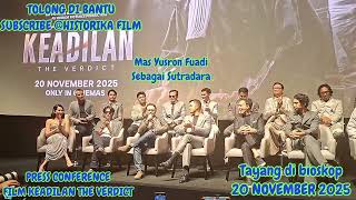 Memangku keadilan 👩‍⚖️ Indonesia Korea, PRESS CONFERENCE FILM KEADILAN THE VERDICT