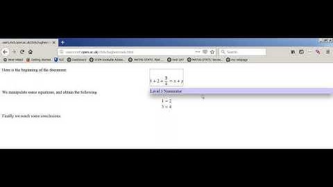NVDA with MathJax, 2.7.5 demonstration 11/7/2018 3:55:51 PM