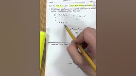 Ms. Red First Grade Math Module 2, Lesson Homework