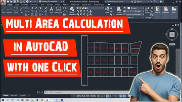 Multi Area Calculation in AutoCAD with one Click || multiple plots ka one click me area kaise nikale