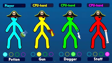 Supreme Duelist Stickman 4 player Epic Moments Gameplay Updated 2022 ( android / ios )