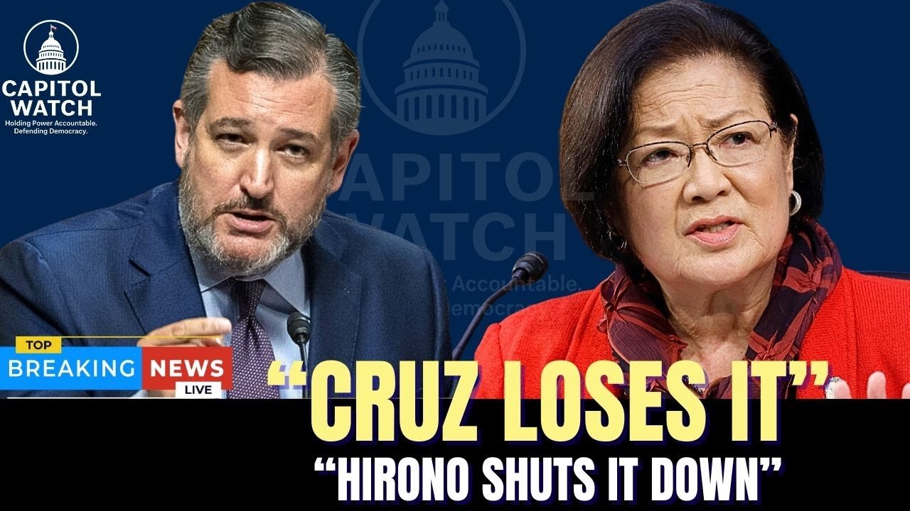 Ted Cruz Explodes at Mazie Hirono in Fiery Senate Hearing on Judges and Subpoenas