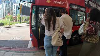 London Bus Reouts 156 From Vauxhall Station to Wimbledon Bus station