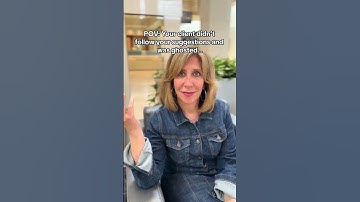 POV: Your client didn’t follow your suggestions and was ghosted 👻