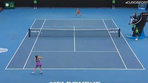 Simona Halep vs Lizette Cabrera. Australian open 2...