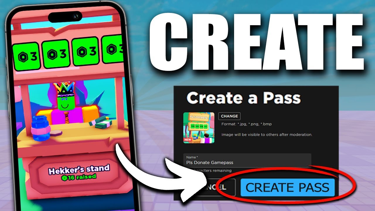 How To Make A Gamepass in Roblox Pls Donate - iOS and Android — Tech How