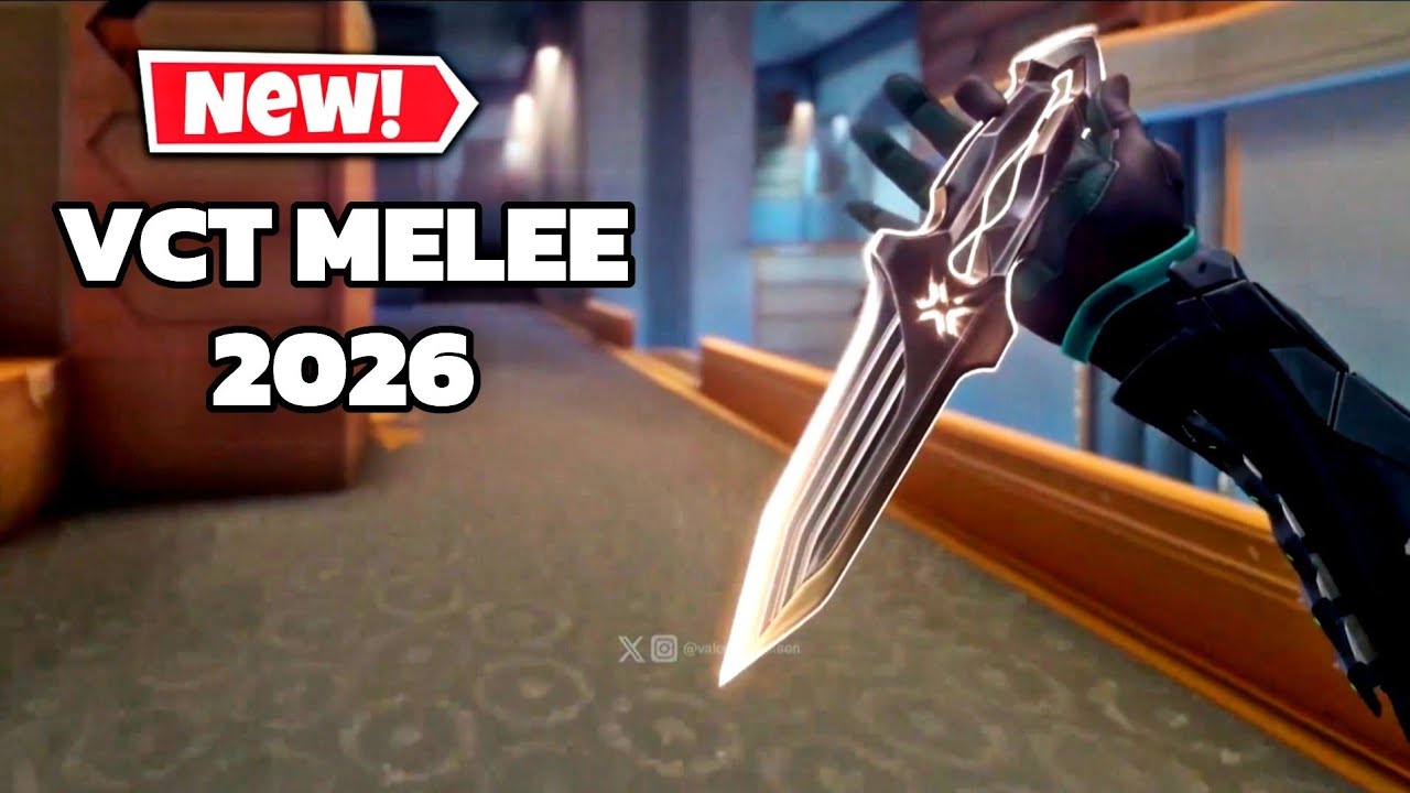 Valorant New "VCT Season 2026" knife In Game Showcase & Leaks | Valorant Vct 2026 Capsule Leaks 