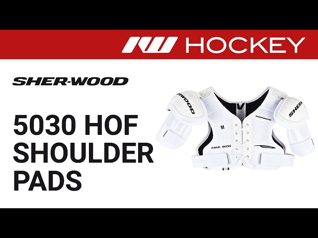 SHER-WOOD 5030 HOF HOCKEY SHOULDER PADS - SENIOR SR L LARGE 34"-  42"