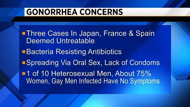 Fears grow that widespread STD is becoming immune to antibiotics