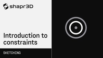 Shapr3D Manual - Introduction to constraints | Sketching