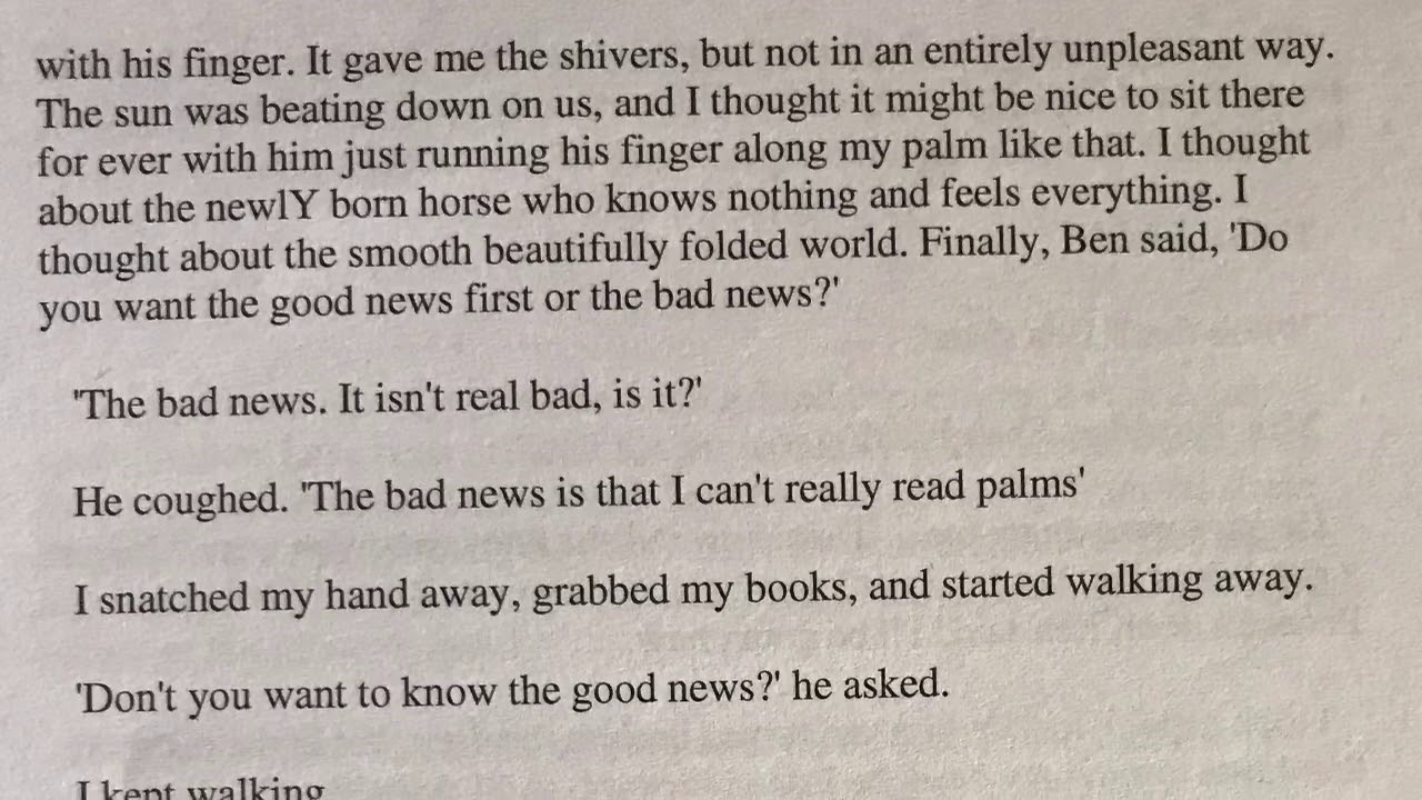 Walk Two Moons Chapter 20 YouTube