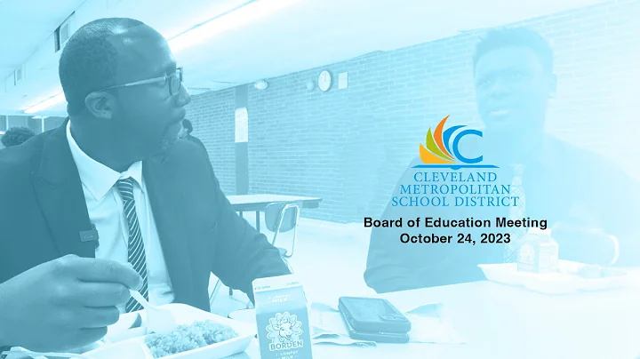 CMSD Board of Education Meeting - October 24, 2023